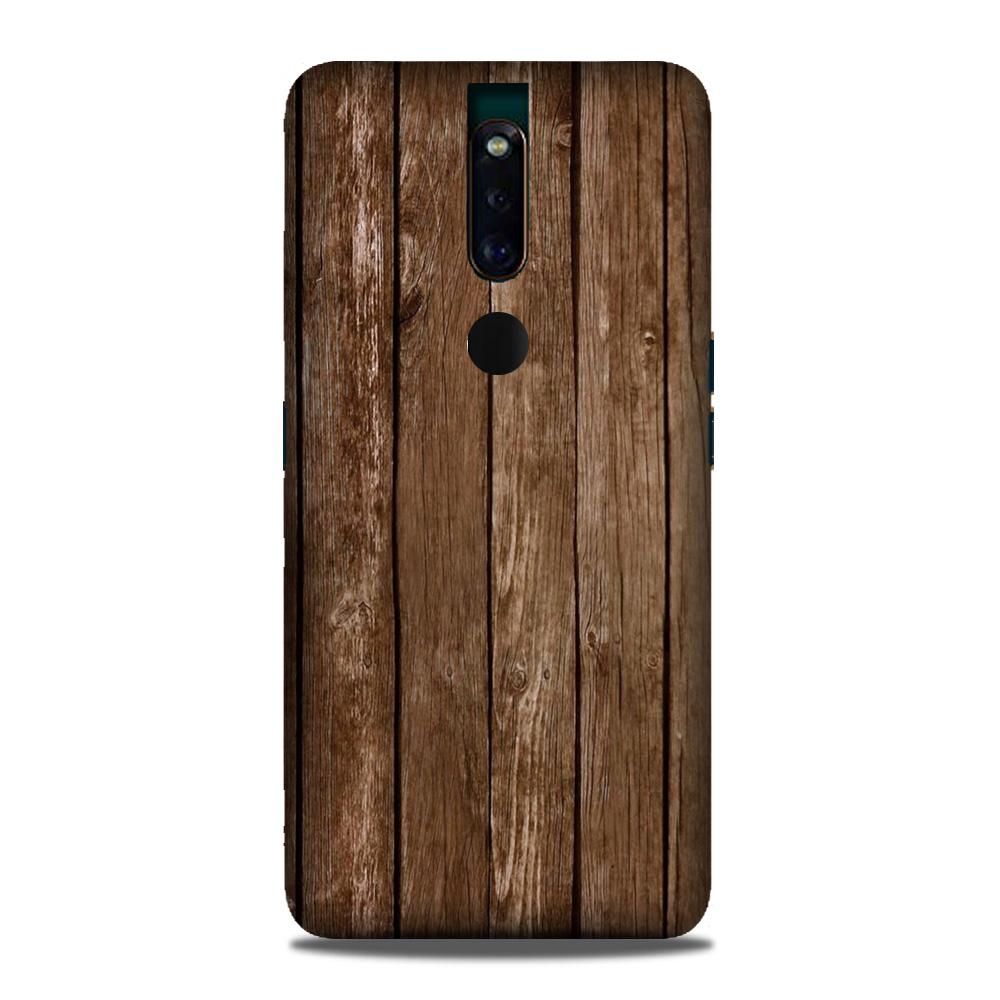 Wooden Look Case for Oppo F11 Pro(Design - 112)