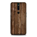 Wooden Look Case for Oppo F11 Pro  (Design - 112)