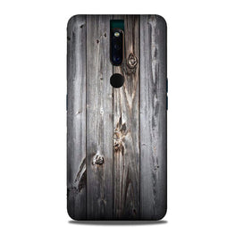 Wooden Look Case for Oppo F11 Pro(Design - 114)