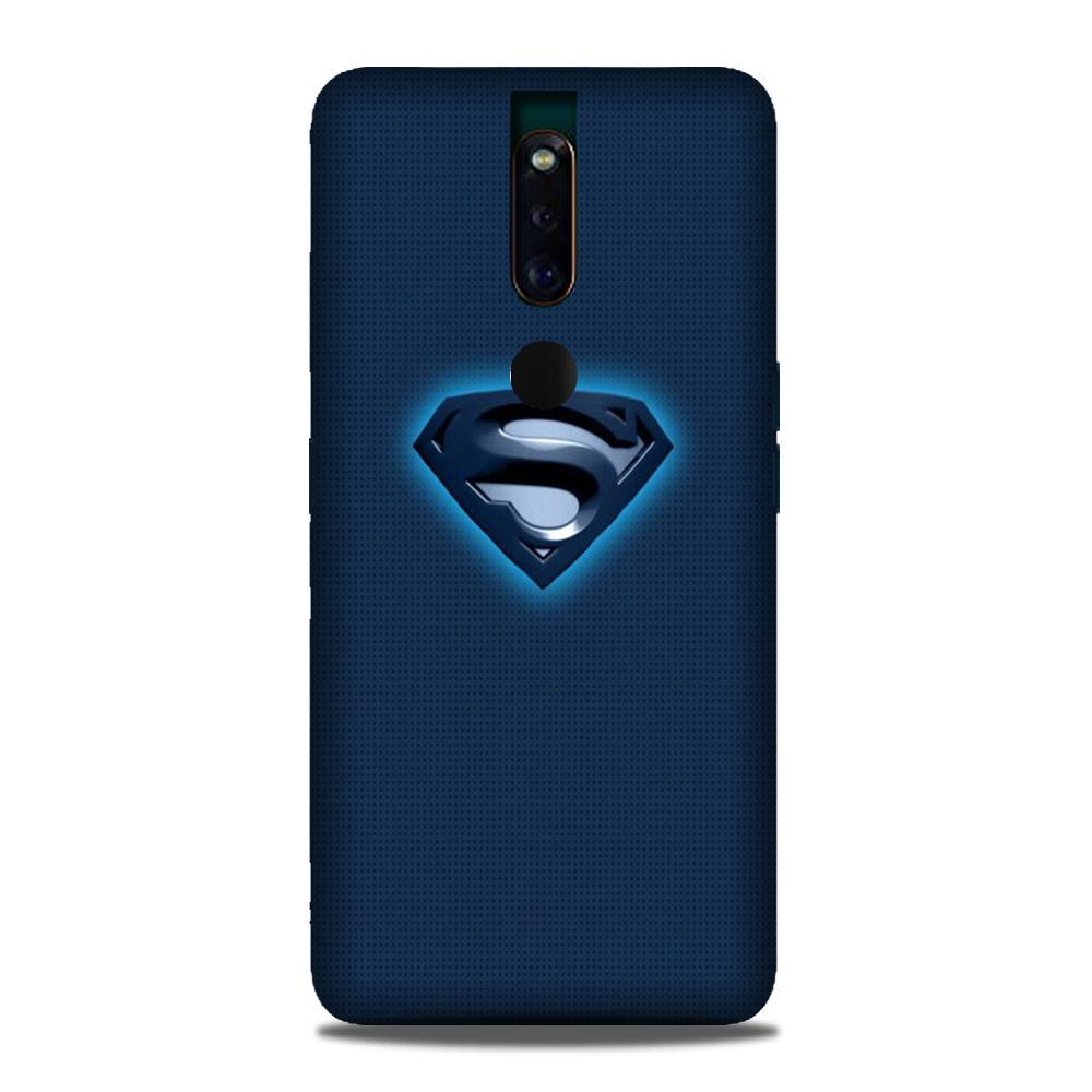 Superman Superhero Case for Oppo F11 Pro  (Design - 117)