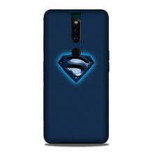 Superman Superhero Mobile Back Case for Oppo F11 Pro  (Design - 117)