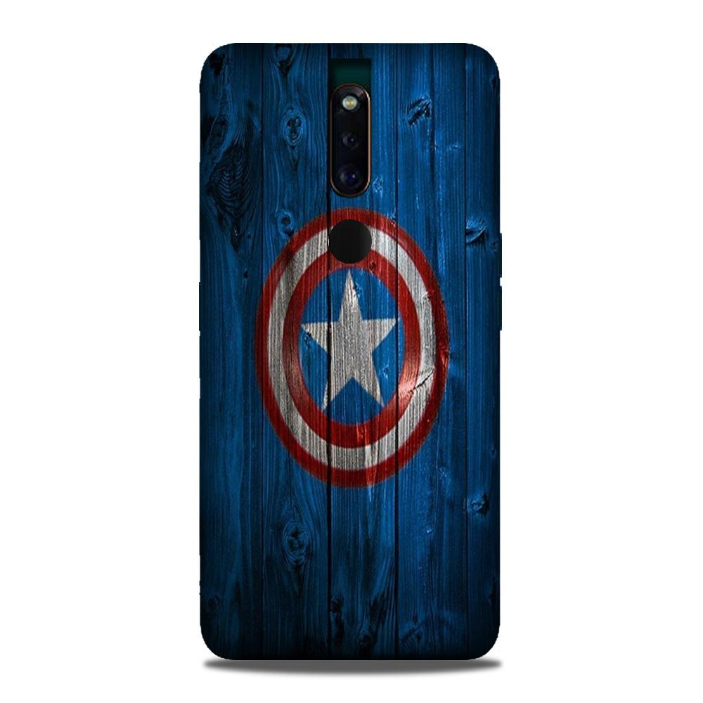 Captain America Superhero Case for Oppo F11 Pro(Design - 118)