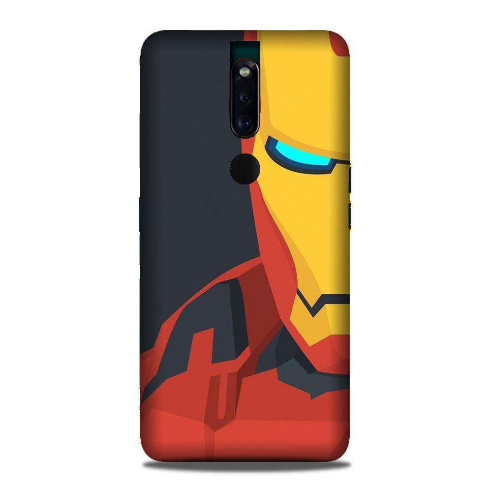 Iron Man Superhero Case for Oppo F11 Pro  (Design - 120)