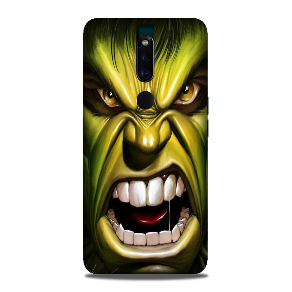 Hulk Superhero Case for Oppo F11 Pro  (Design - 121)