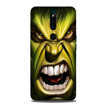 Hulk Superhero Mobile Back Case for Oppo F11 Pro  (Design - 121)