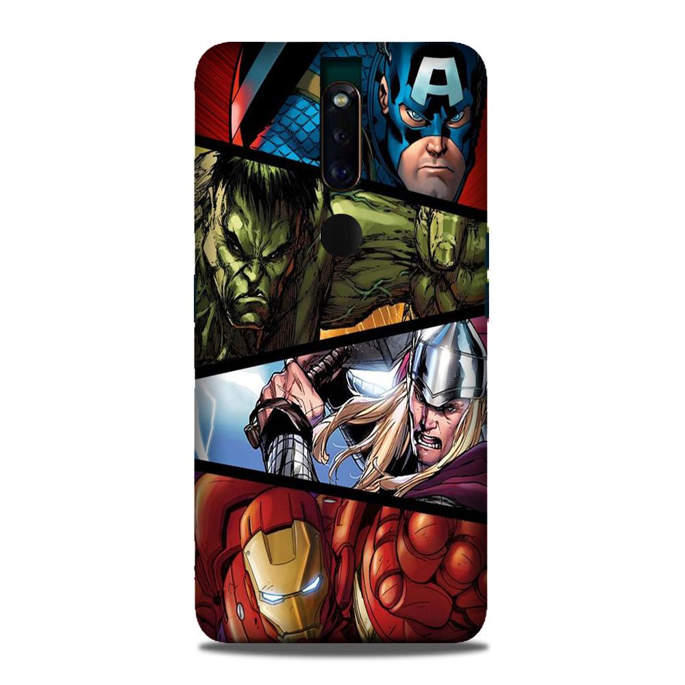 Avengers Superhero Case for Oppo F11 Pro  (Design - 124)
