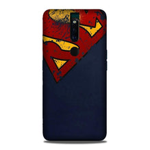 Superman Superhero Mobile Back Case for Oppo F11 Pro  (Design - 125)