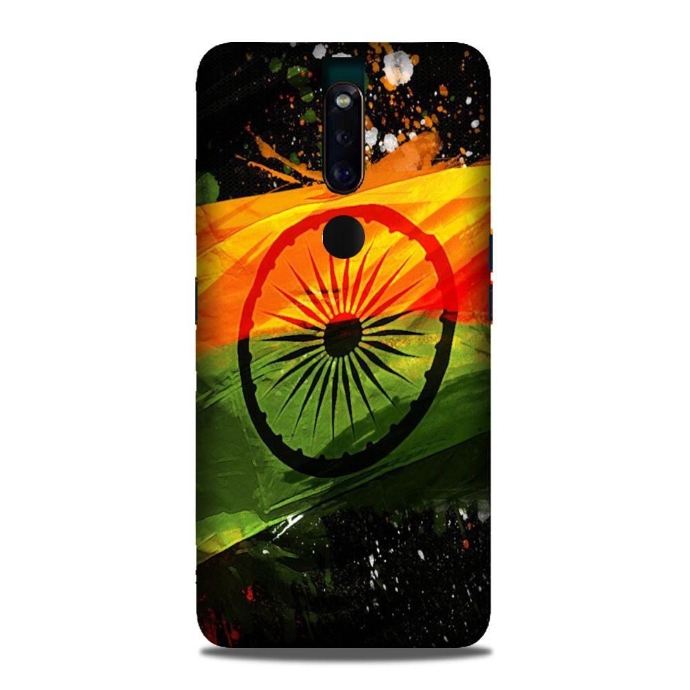 Indian Flag Case for Oppo F11 Pro  (Design - 137)