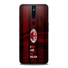AC Milan Mobile Back Case for Oppo F11 Pro  (Design - 155)