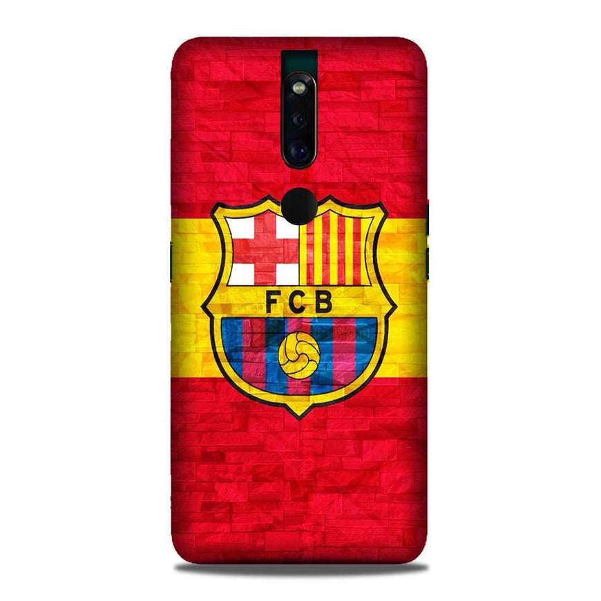 FCB Football Case for Oppo F11 Pro  (Design - 174)