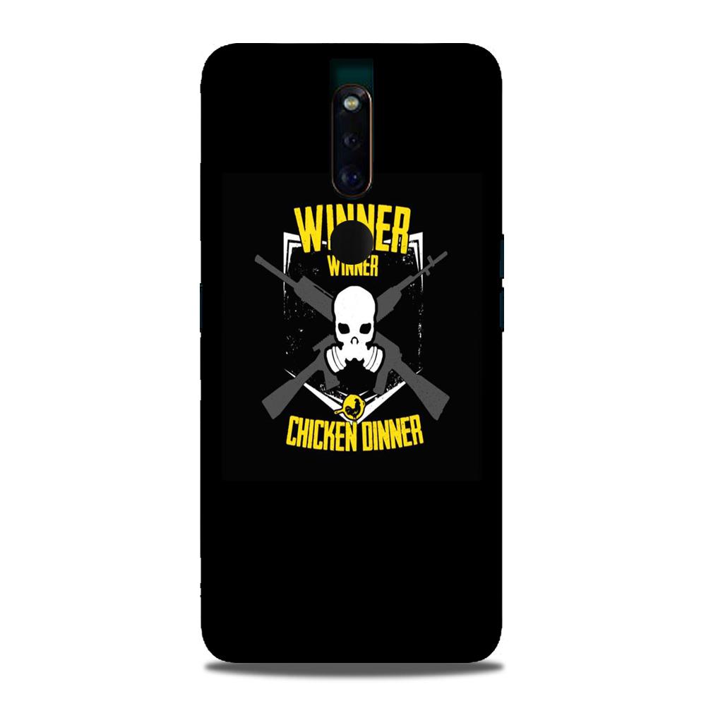 Winner Winner Chicken Dinner Case for Oppo F11 Pro  (Design - 178)