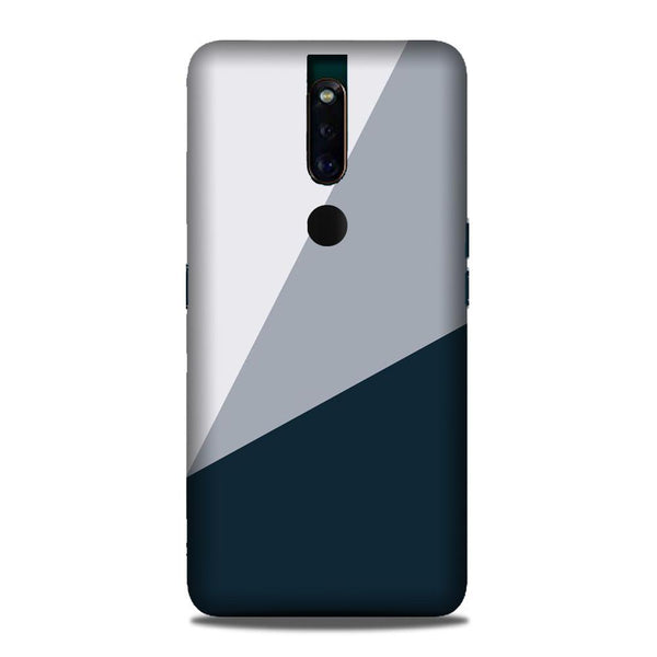 Blue Shade Case for Oppo F11 Pro (Design - 182)