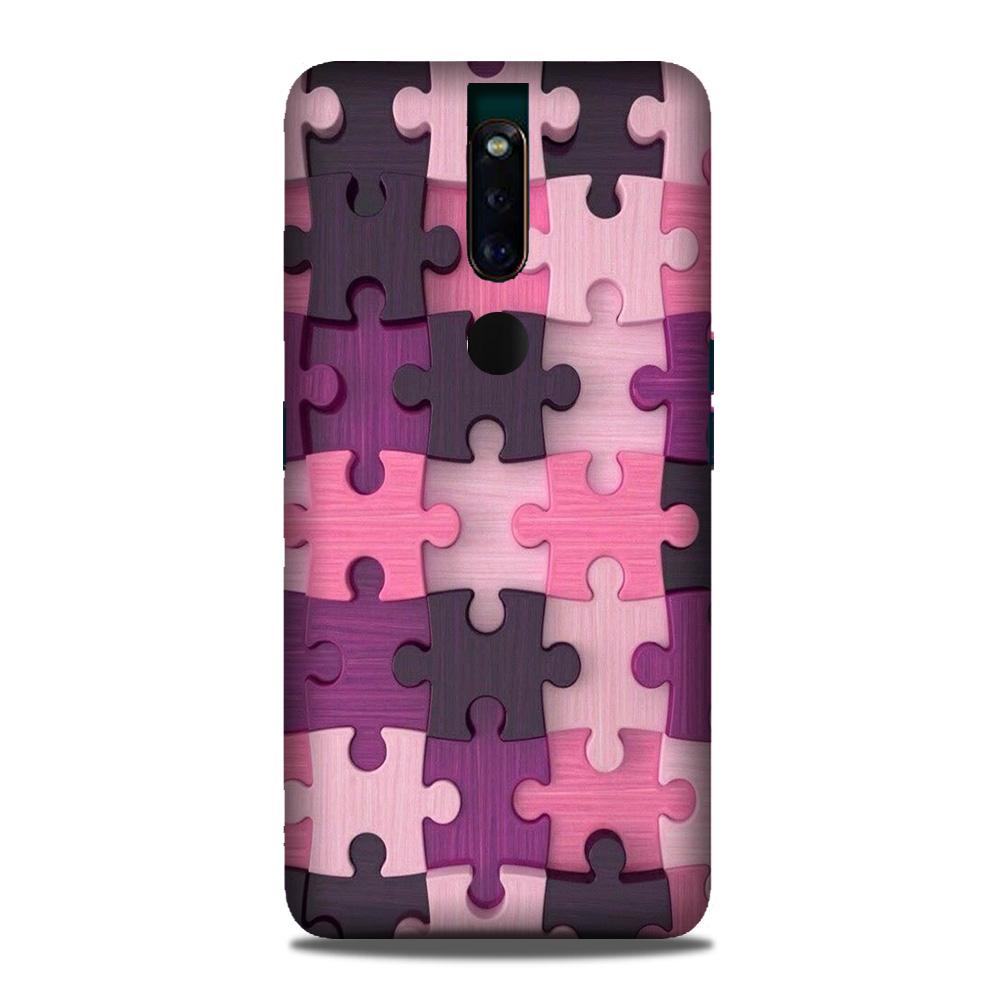 Puzzle Case for Oppo F11 Pro (Design - 199)