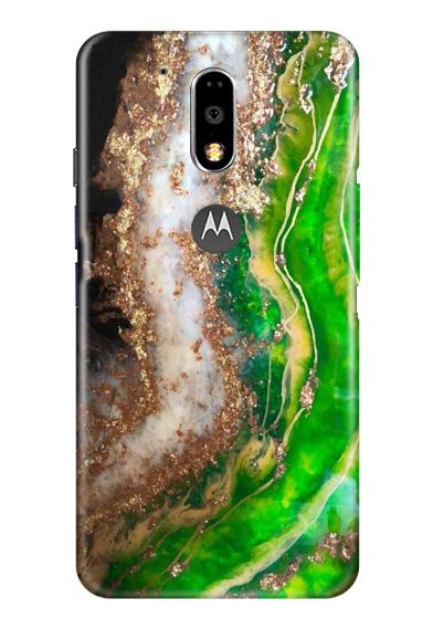Marble Texture Mobile Back Case for Moto G4 Plus (Design - 307)