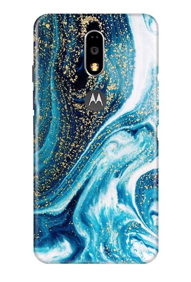 Marble Texture Mobile Back Case for Moto G4 Plus (Design - 308)