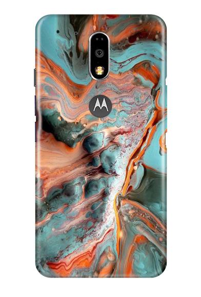 Marble Texture Mobile Back Case for Moto G4 Plus (Design - 309)
