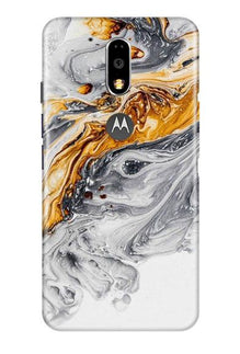 Marble Texture Mobile Back Case for Moto G4 Plus (Design - 310)