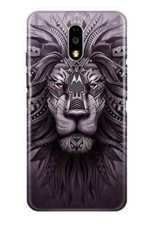 Lion Mobile Back Case for Moto G4 Plus (Design - 315)