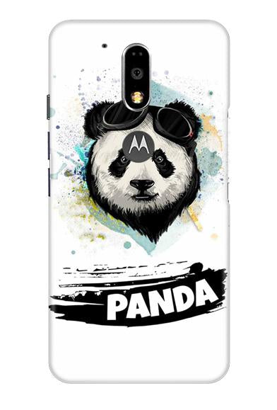 Panda Mobile Back Case for Moto G4 Plus (Design - 319)