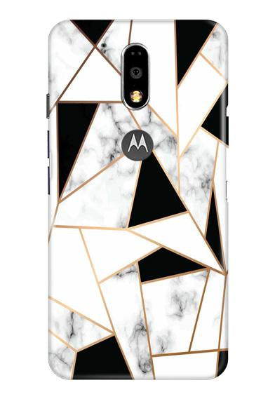 Marble Texture Mobile Back Case for Moto G4 Plus (Design - 322)