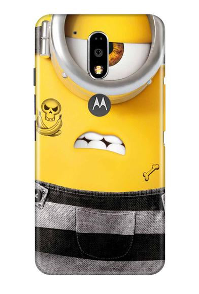 Minion Mobile Back Case for Moto G4 Plus (Design - 324)