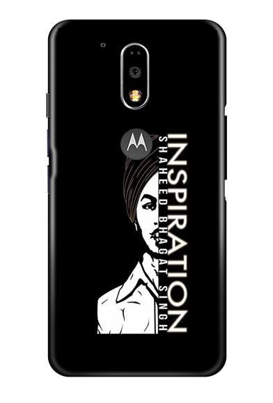 Bhagat Singh Mobile Back Case for Moto G4 Plus (Design - 329)