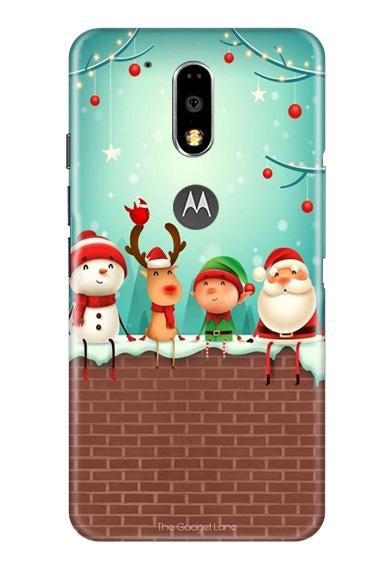 Santa Claus Mobile Back Case for Moto G4 Plus (Design - 334)