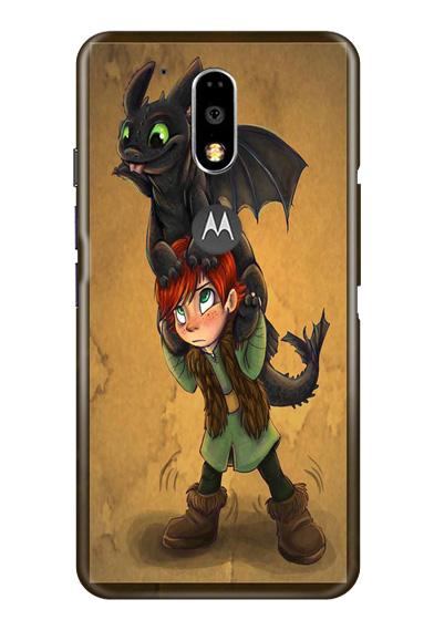 Dragon Mobile Back Case for Moto G4 Plus (Design - 336)