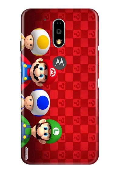 Mario Mobile Back Case for Moto G4 Plus (Design - 337)