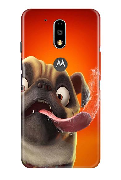 Dog Mobile Back Case for Moto G4 Plus (Design - 343)