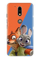 Cartoon Mobile Back Case for Moto G4 Plus (Design - 346)