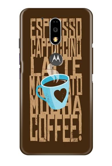 Love Coffee Mobile Back Case for Moto G4 Plus (Design - 351)