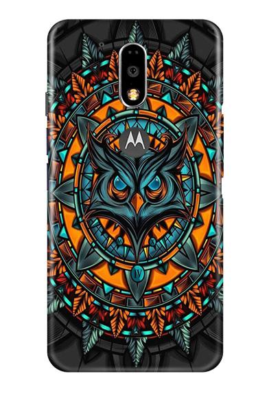 Owl Mobile Back Case for Moto G4 Plus (Design - 360)