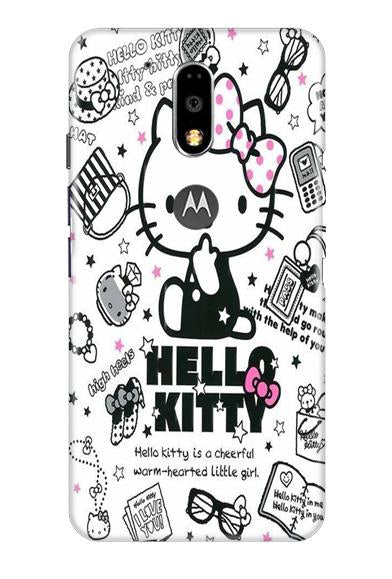 Hello Kitty Mobile Back Case for Moto G4 Plus (Design - 361)