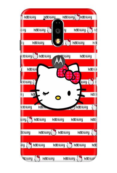 Hello Kitty Mobile Back Case for Moto G4 Plus (Design - 364)
