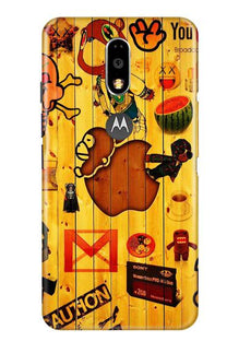 Wooden Texture Mobile Back Case for Moto G4 Plus (Design - 367)