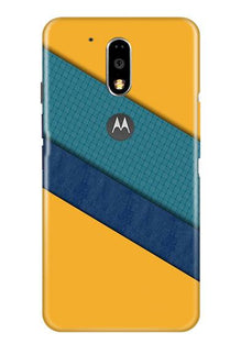 Diagonal Pattern Mobile Back Case for Moto G4 Plus (Design - 370)