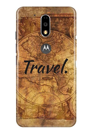 Travel Mobile Back Case for Moto G4 Plus (Design - 375)