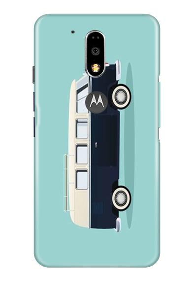 Travel Bus Mobile Back Case for Moto G4 Plus (Design - 379)