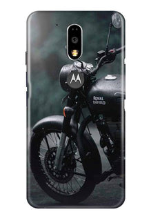 Royal Enfield Mobile Back Case for Moto G4 Plus (Design - 380)