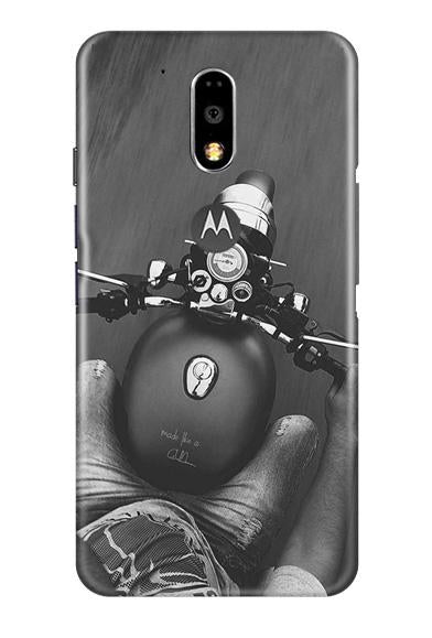 Royal Enfield Mobile Back Case for Moto G4 Plus (Design - 382)