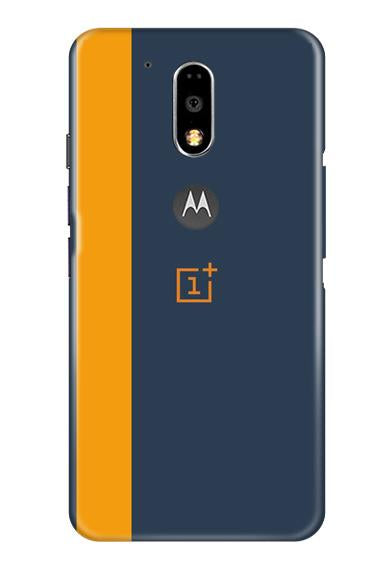 Oneplus Logo Mobile Back Case for Moto G4 Plus (Design - 395)