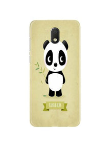 Panda Bear Mobile Back Case for Moto G4 Play (Design - 317)