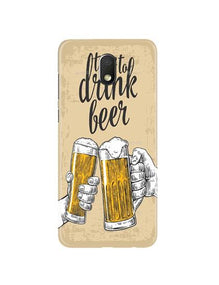 Drink Beer Mobile Back Case for Moto G4 Play (Design - 328)