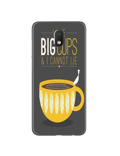 Big Cups Coffee Mobile Back Case for Moto G4 Play (Design - 352)