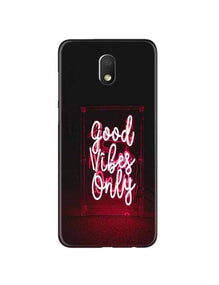 Good Vibes Only Mobile Back Case for Moto G4 Play (Design - 354)