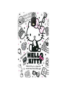 Hello Kitty Mobile Back Case for Moto G4 Play (Design - 361)