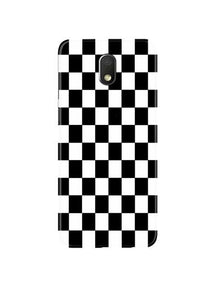Black White Boxes Mobile Back Case for Moto G4 Play (Design - 372)