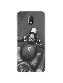 Royal Enfield Mobile Back Case for Moto G4 Play (Design - 382)