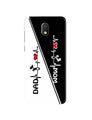 Love Mom Dad Mobile Back Case for Moto G4 Play (Design - 385)